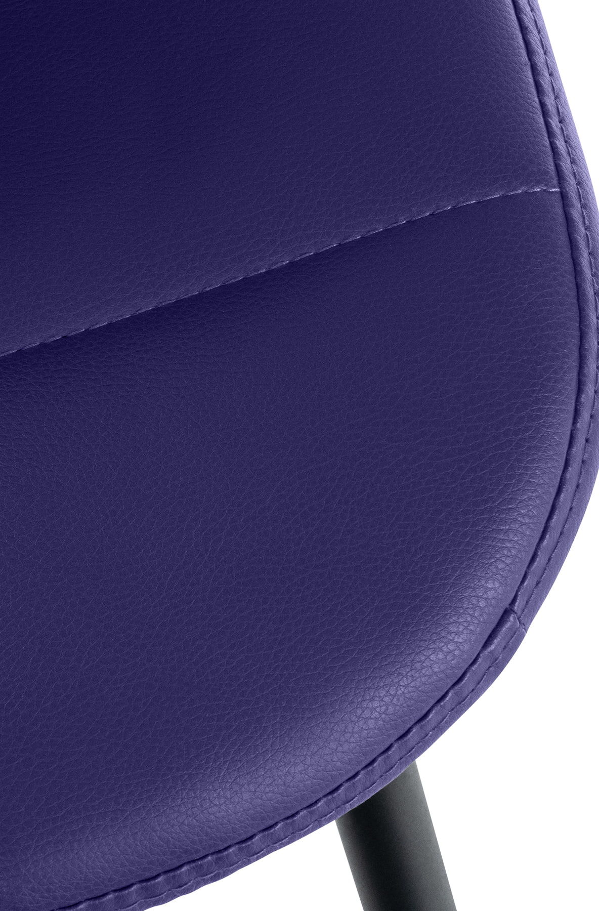 2er Set Stuhl Tom Kunstleder, lila