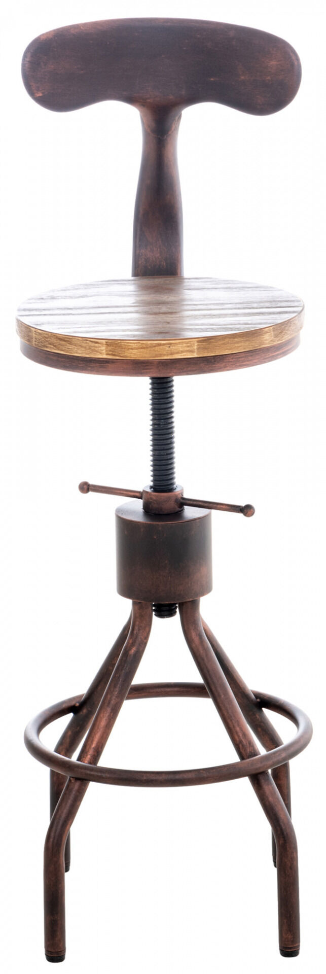 2er Set Barhocker Hanam, bronze