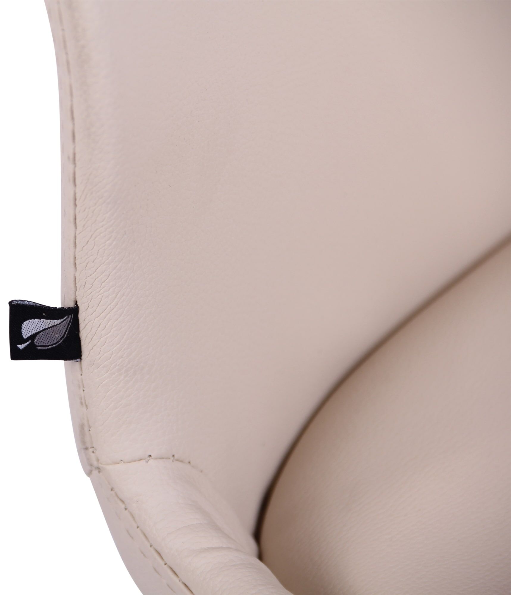 2er Set Stuhl Luna Kunstleder, creme