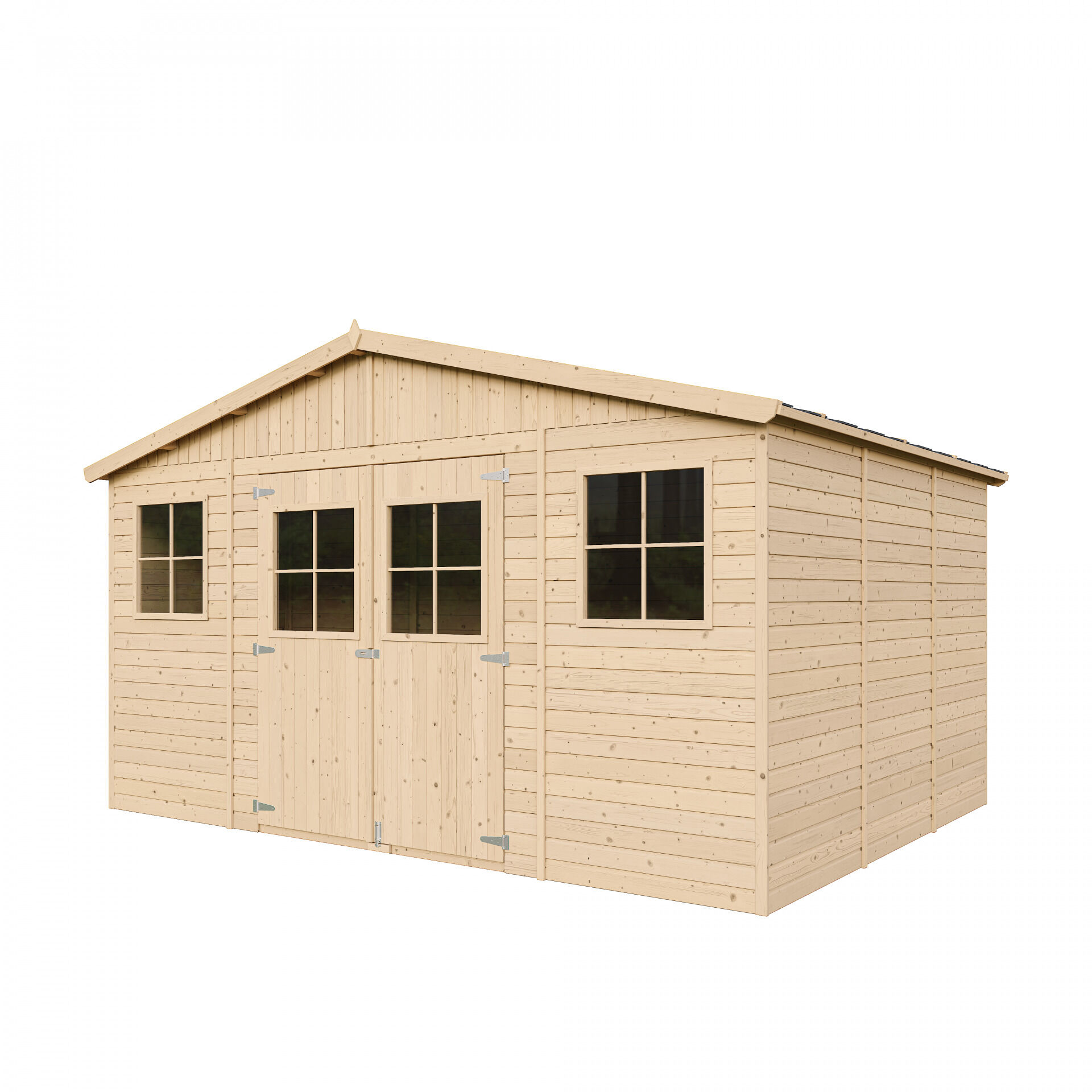 Gartenhaus Kurt M331 – Gerätehaus Holz 401 x 297 cm – 12 m2