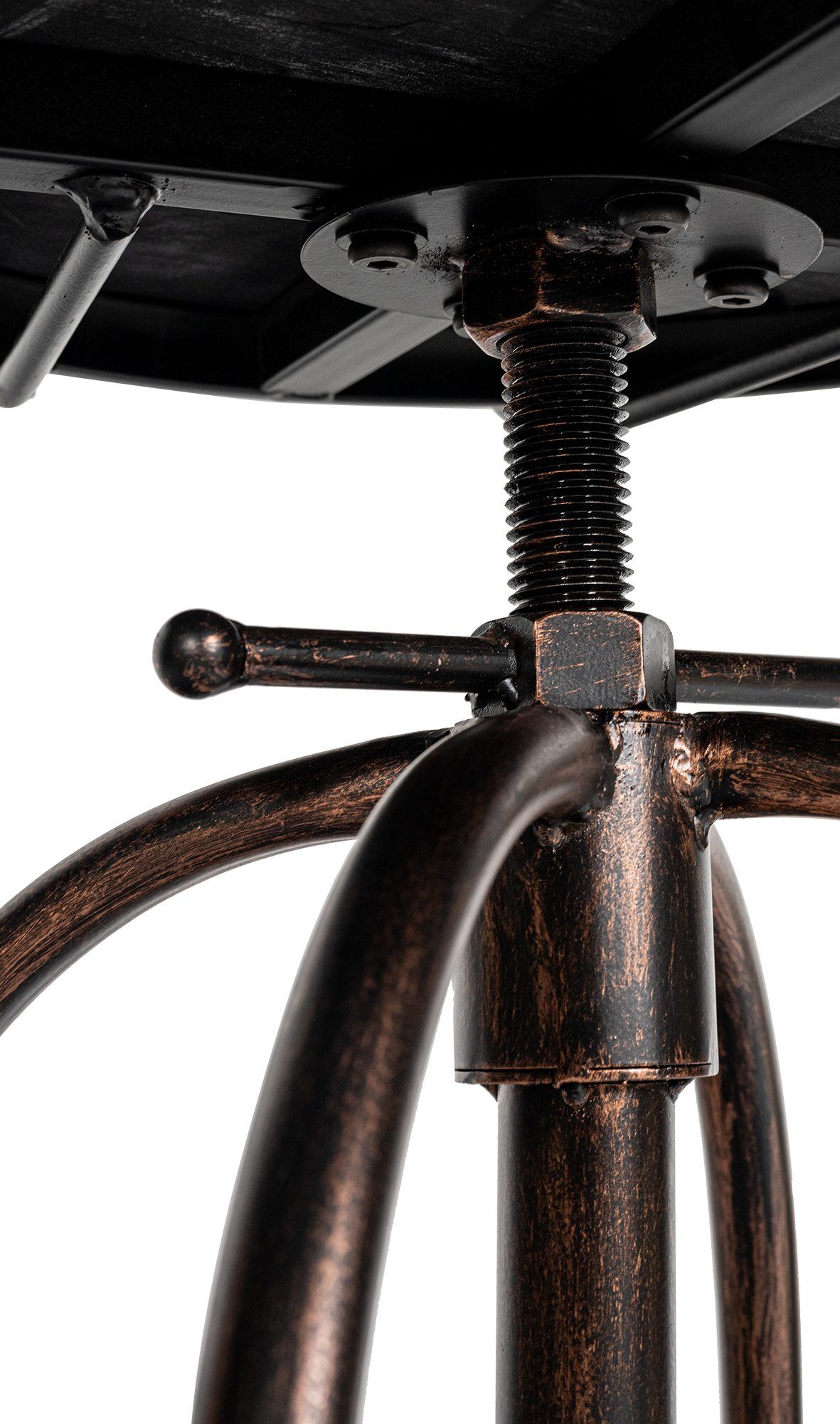 Barhocker Pino, Holz, bronze