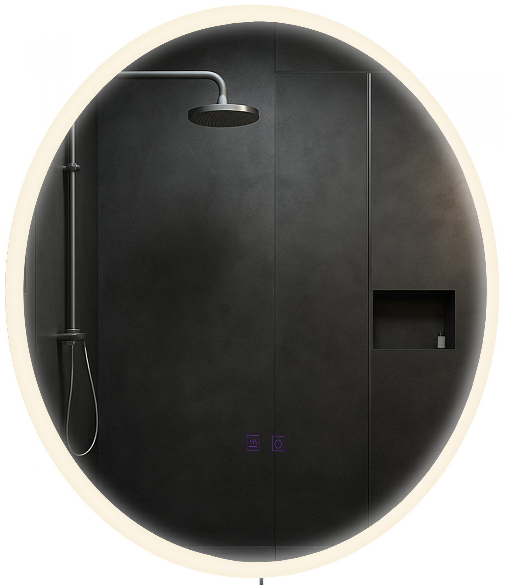 Badspiegel Laconia 60 mit Bluetooth, klarglas