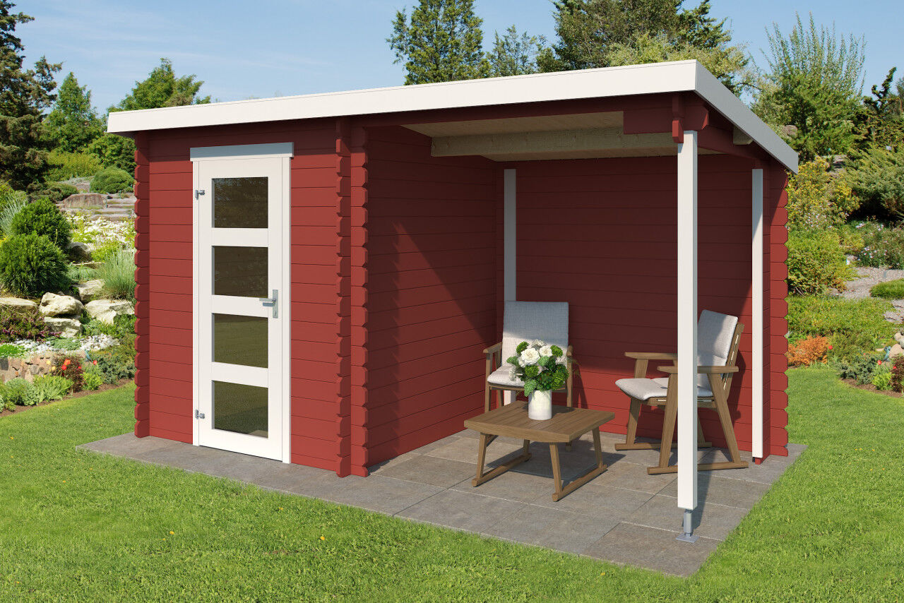 Lasita Maja Gartenhaus Jelle Plus schwedenrot