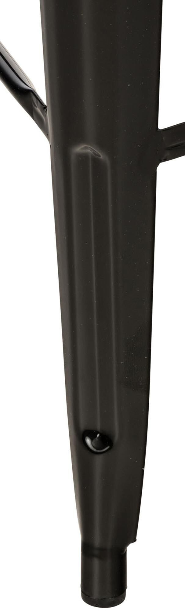 4er Set Barhocker Mason, schwarz-gold