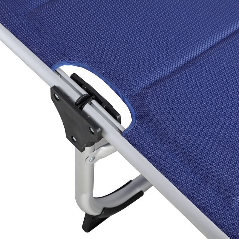 Gartenliege Bari Blau 210x60x81cm