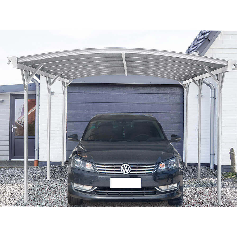 Design Carport FALO - 505 x 300 cm Weiß