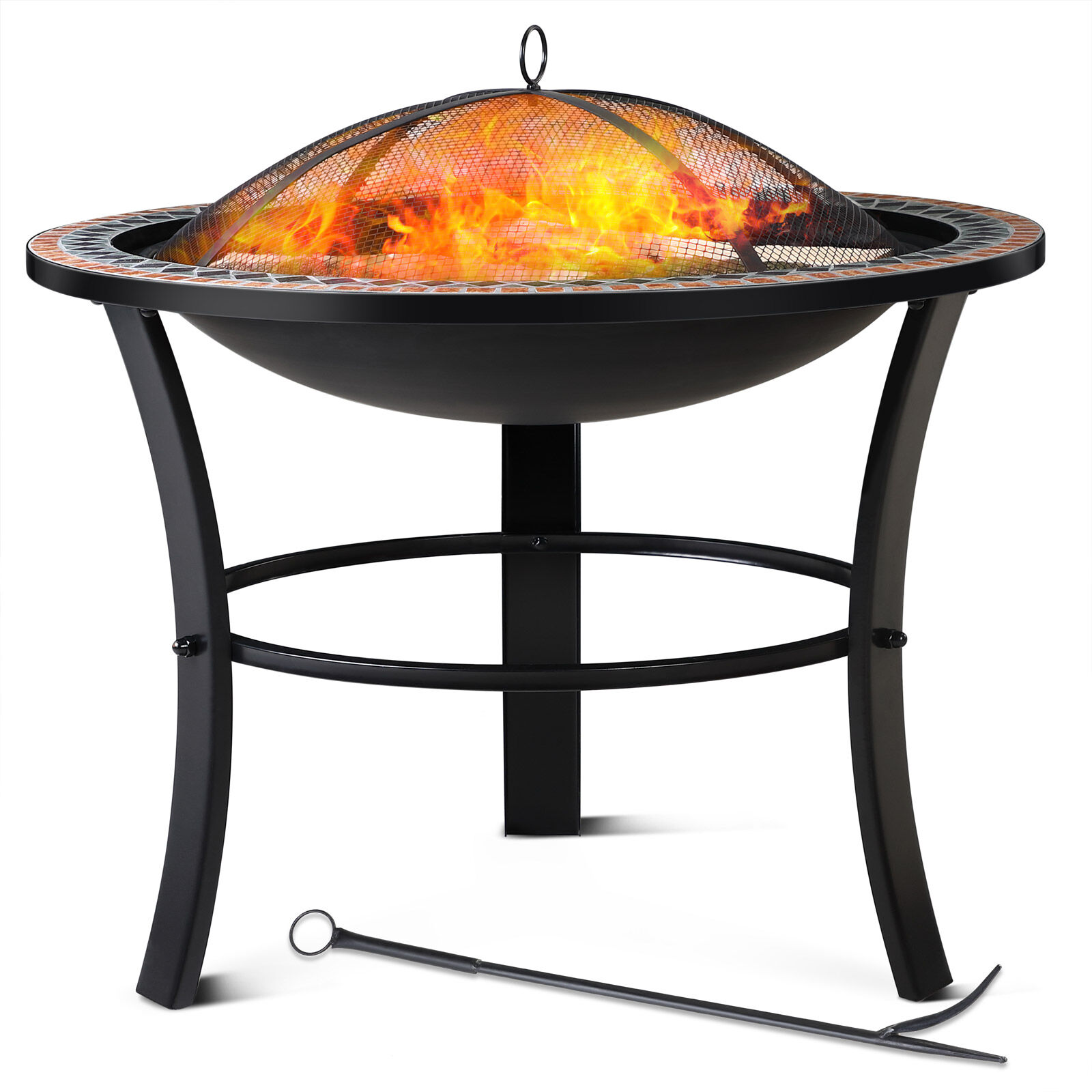 Feuerschale Sevilla Mosaik Stahl Ø76cm