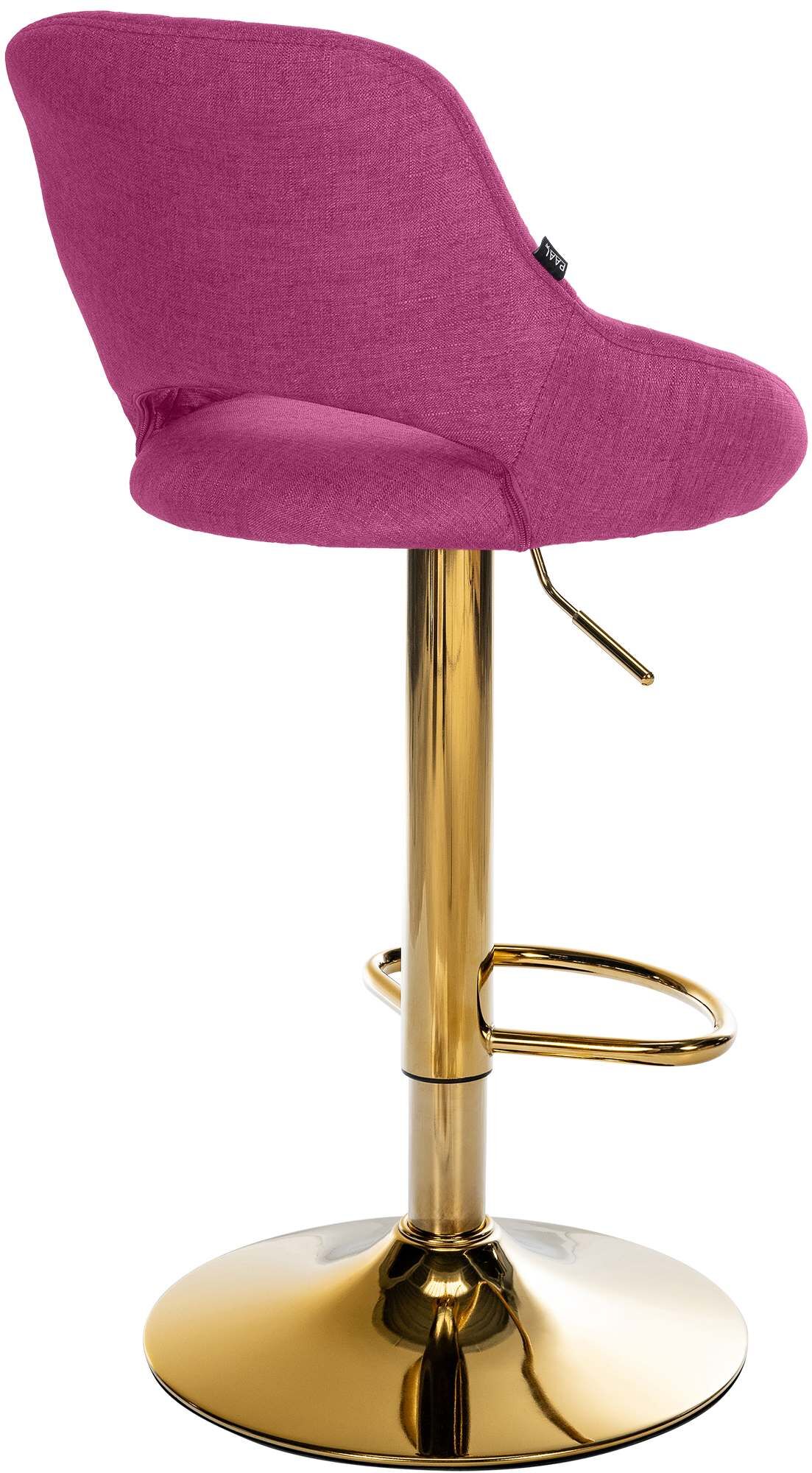 Barhocker Milet Stoff gold, lila