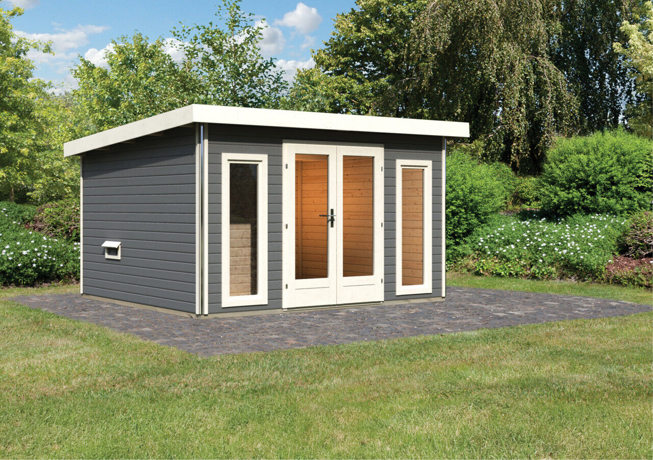 Saunahaus Mainburg 2 SET A terragrau