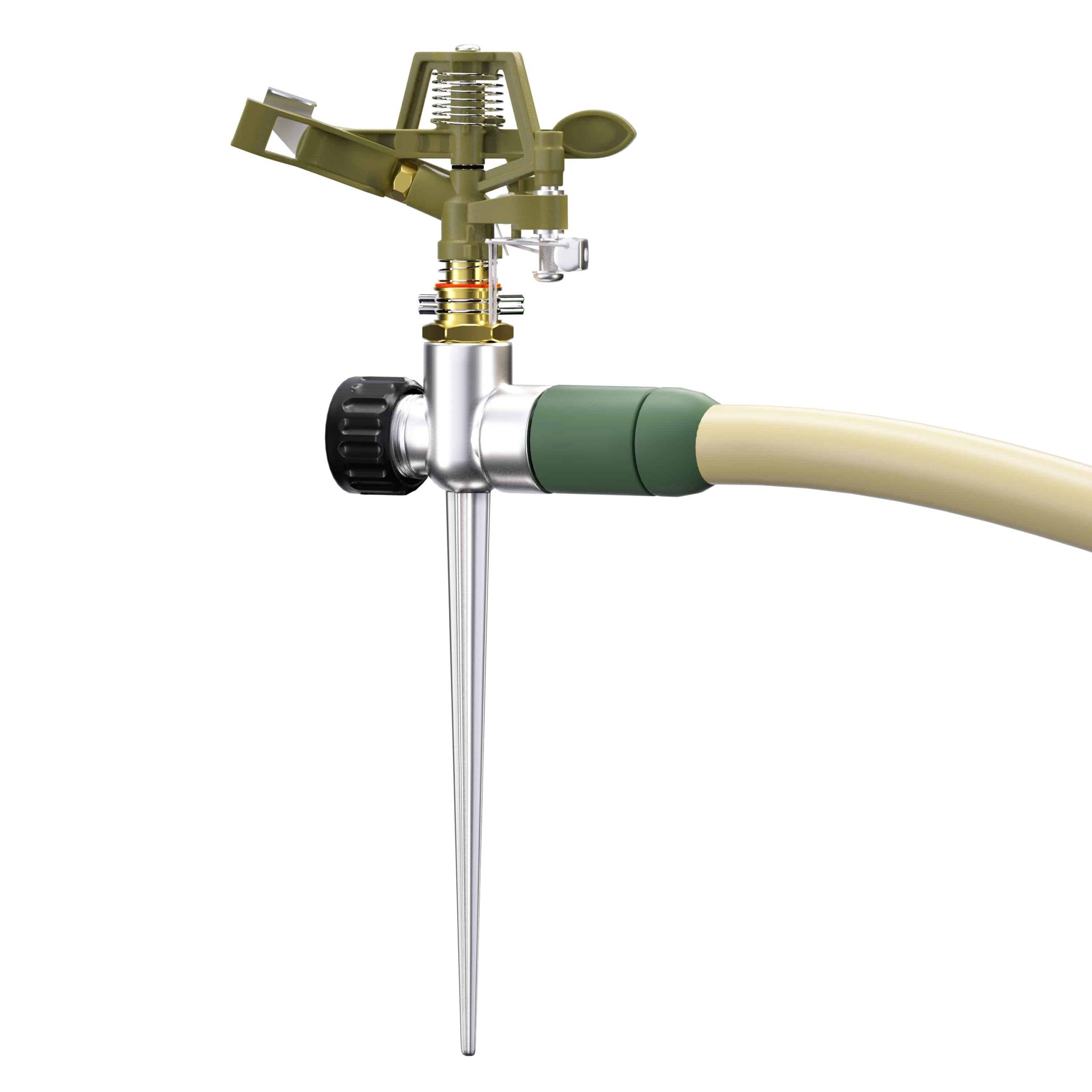 Rasensprenger Impulsregner 29x11x6cm 530m²