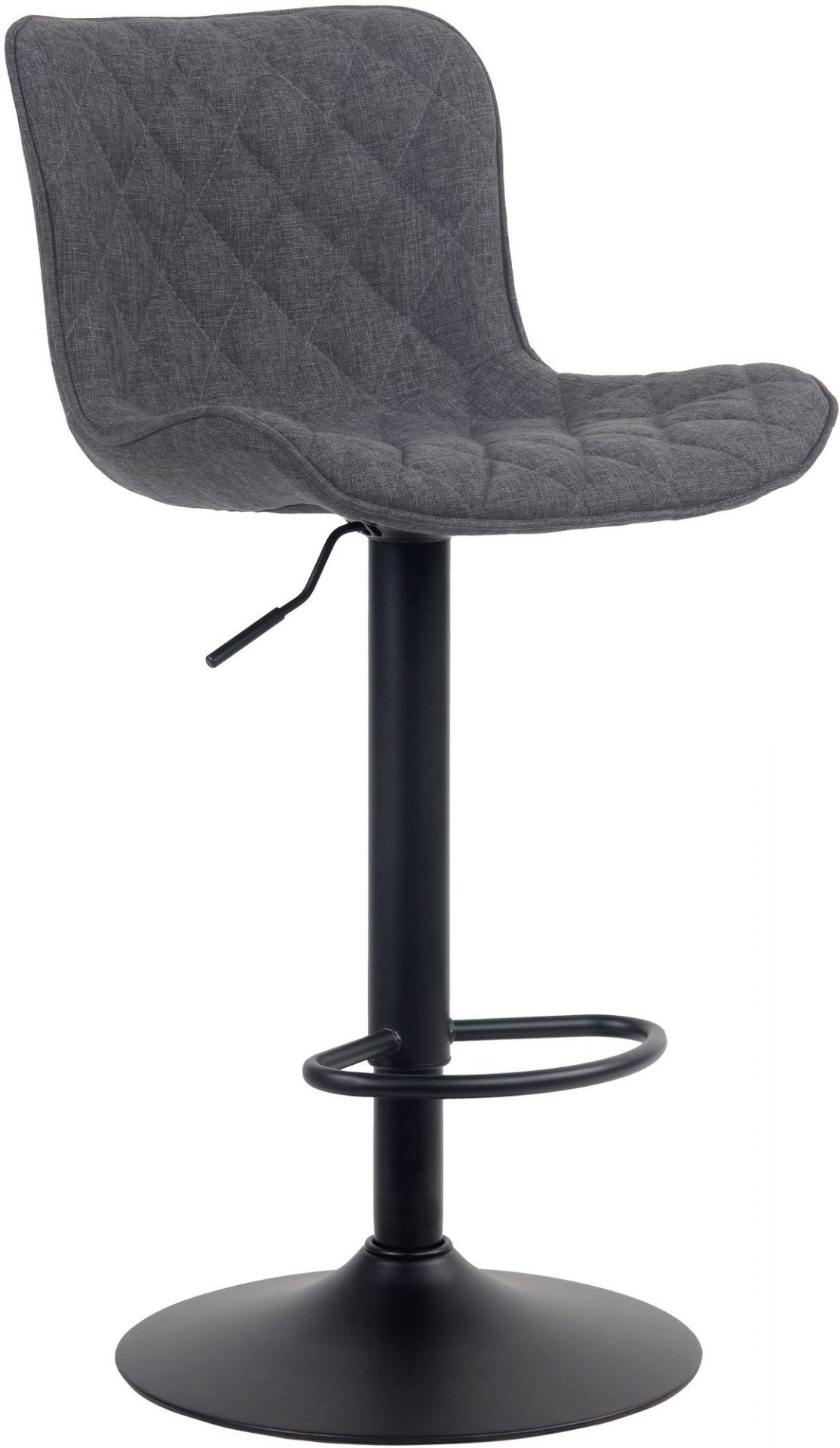 Barhocker Emma Stoff, schwarz