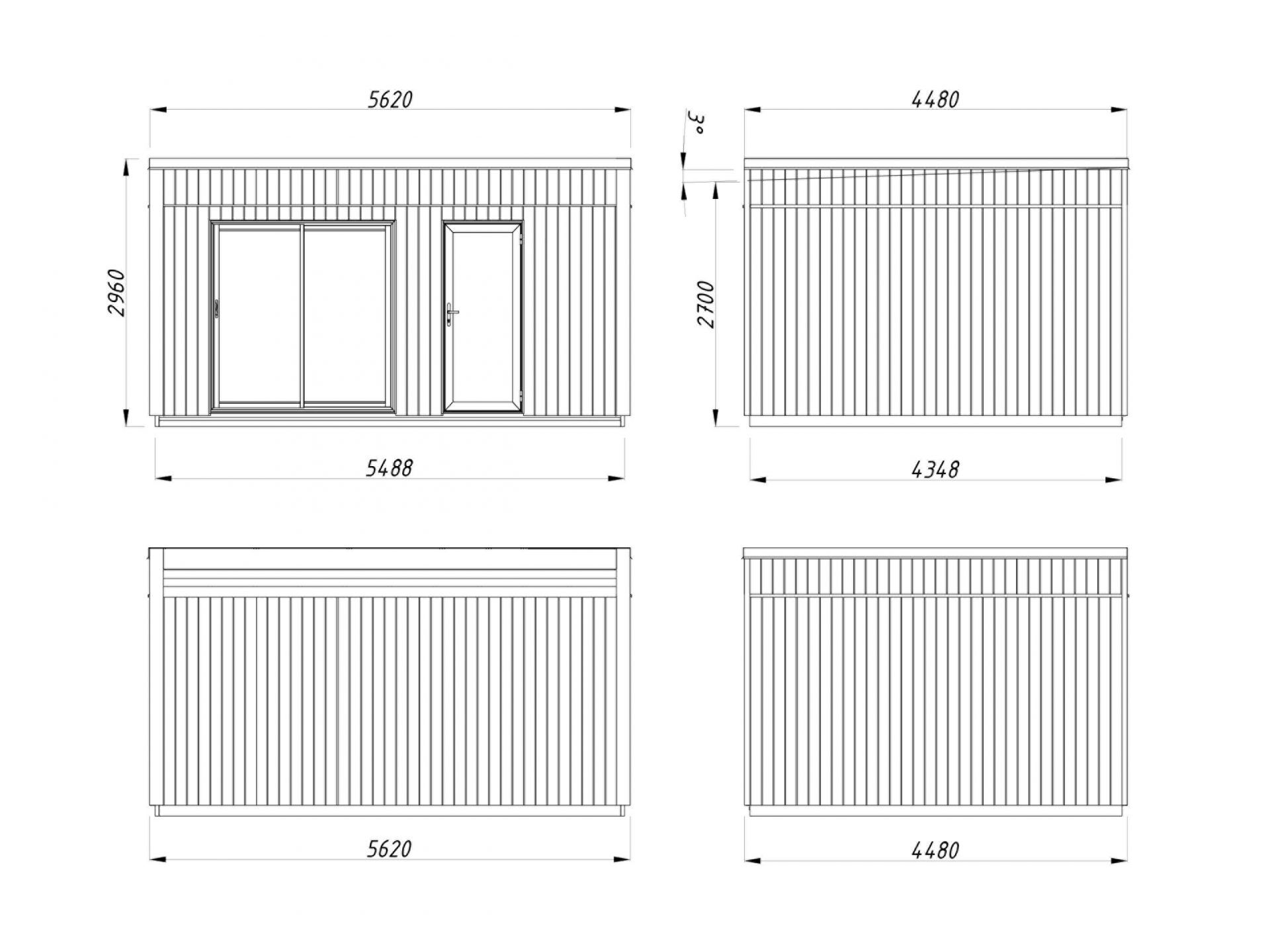 Palmako Tinyhaus Gartenhaus Johanna 19,4 m²