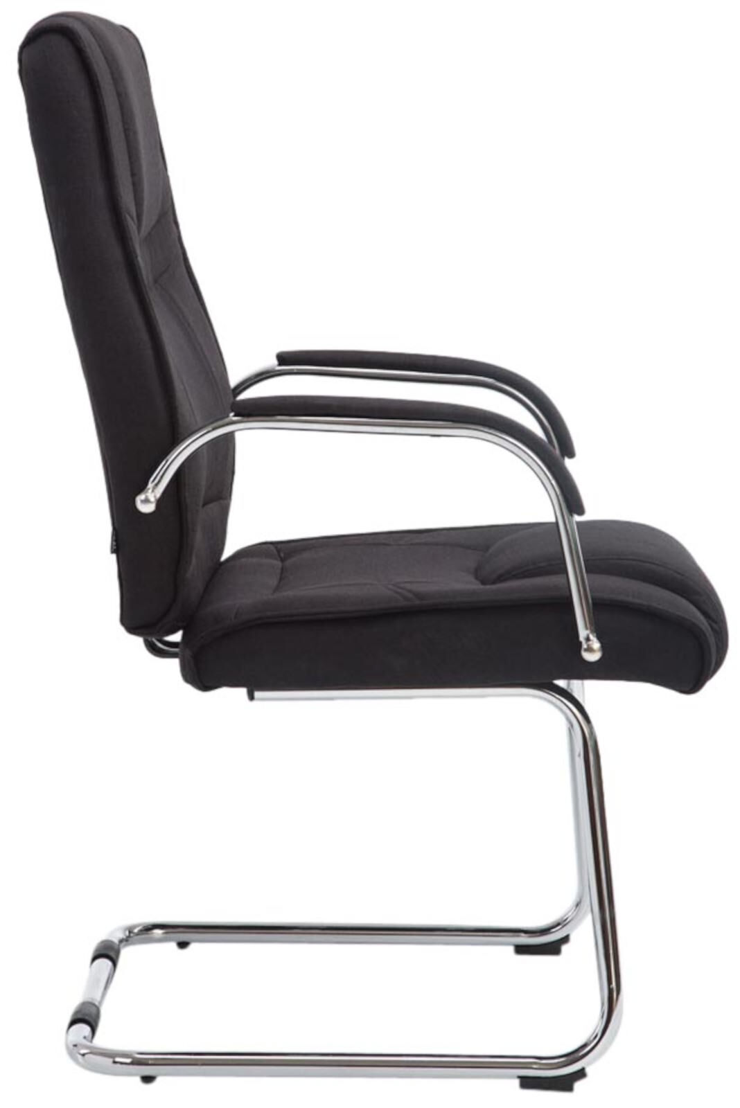 2er Set Stühle Attila Stoff, schwarz