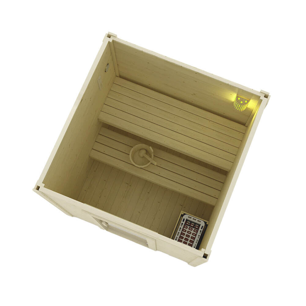 Saunahaus Outdoor TALO M - 191 x 157 cm für 2 Personen