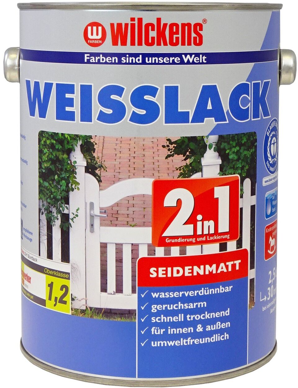 Wilckens Weisslack 2in1 seidenmatt 2.5l