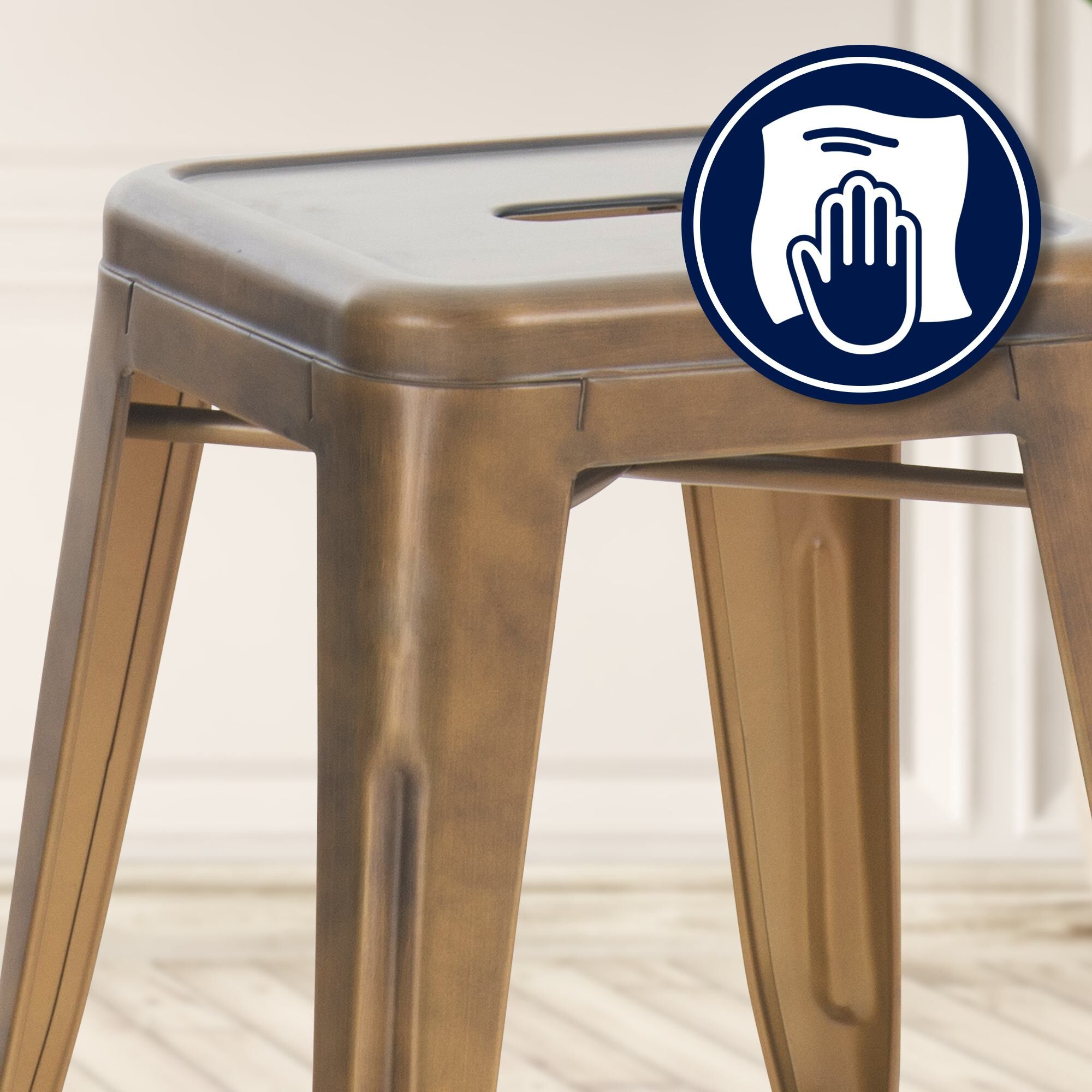 Hocker Armin, gold