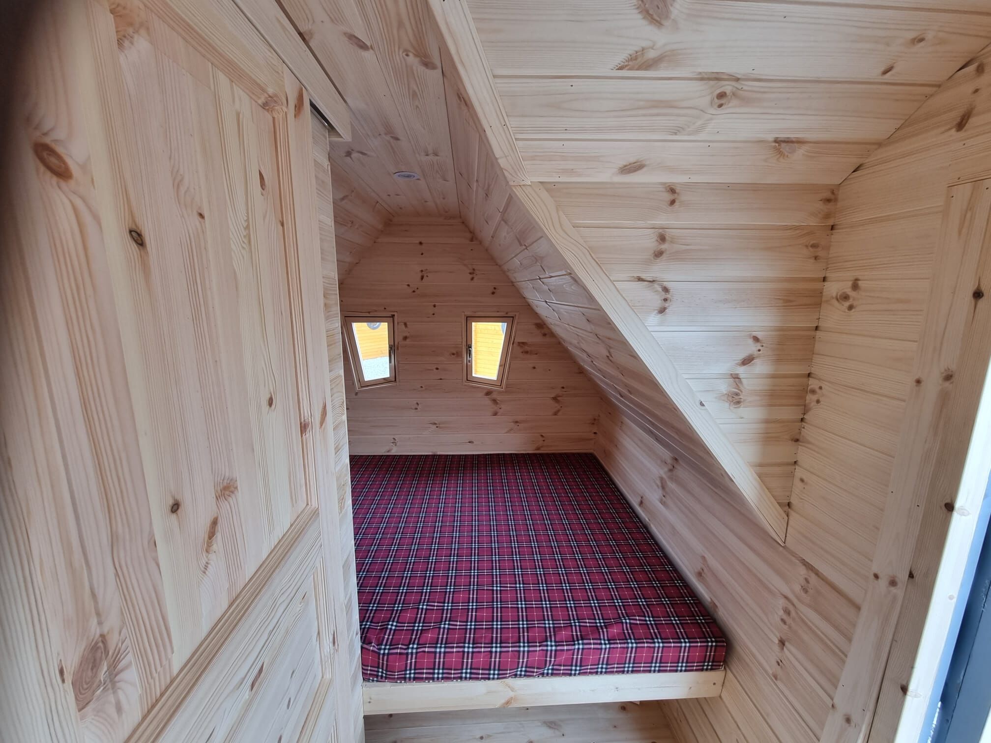 Campinghaus Tinyhaus Waldhütte Nordic 2, Rot