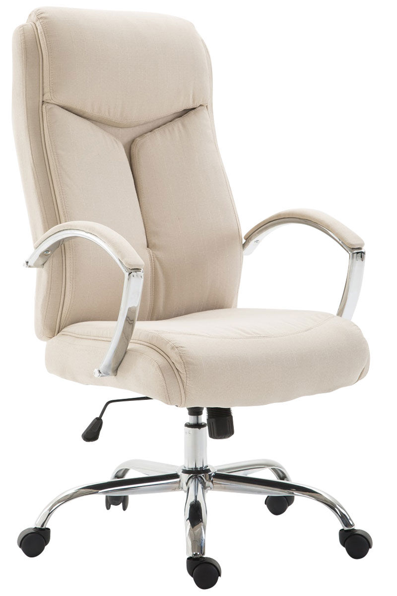 Bürostuhl Vaud Stoff, creme