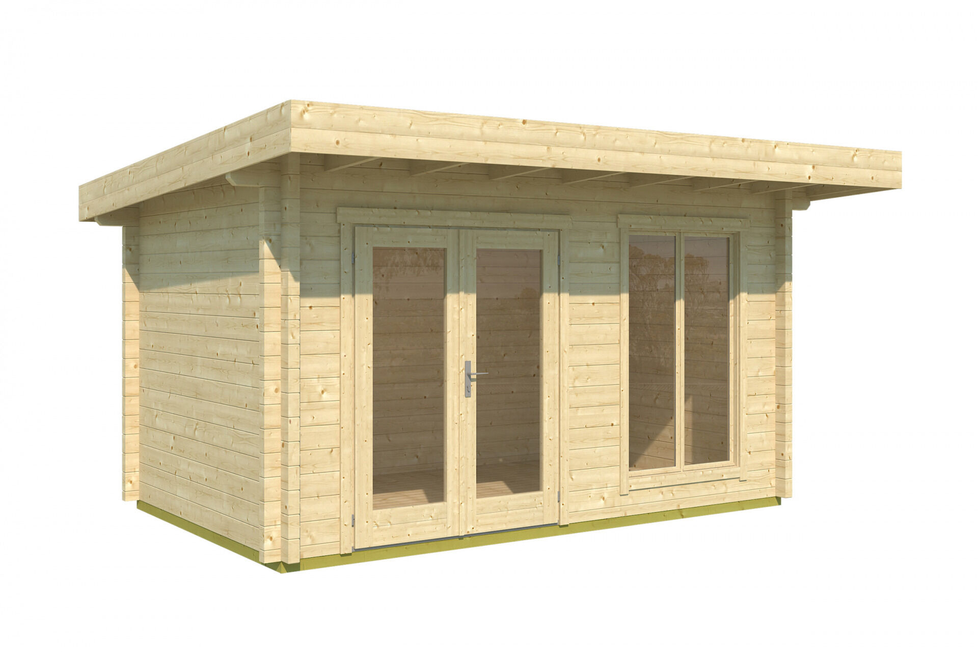 weka Weekendhaus/Home-Office 709 Gartenhaus 4,6x3,6m