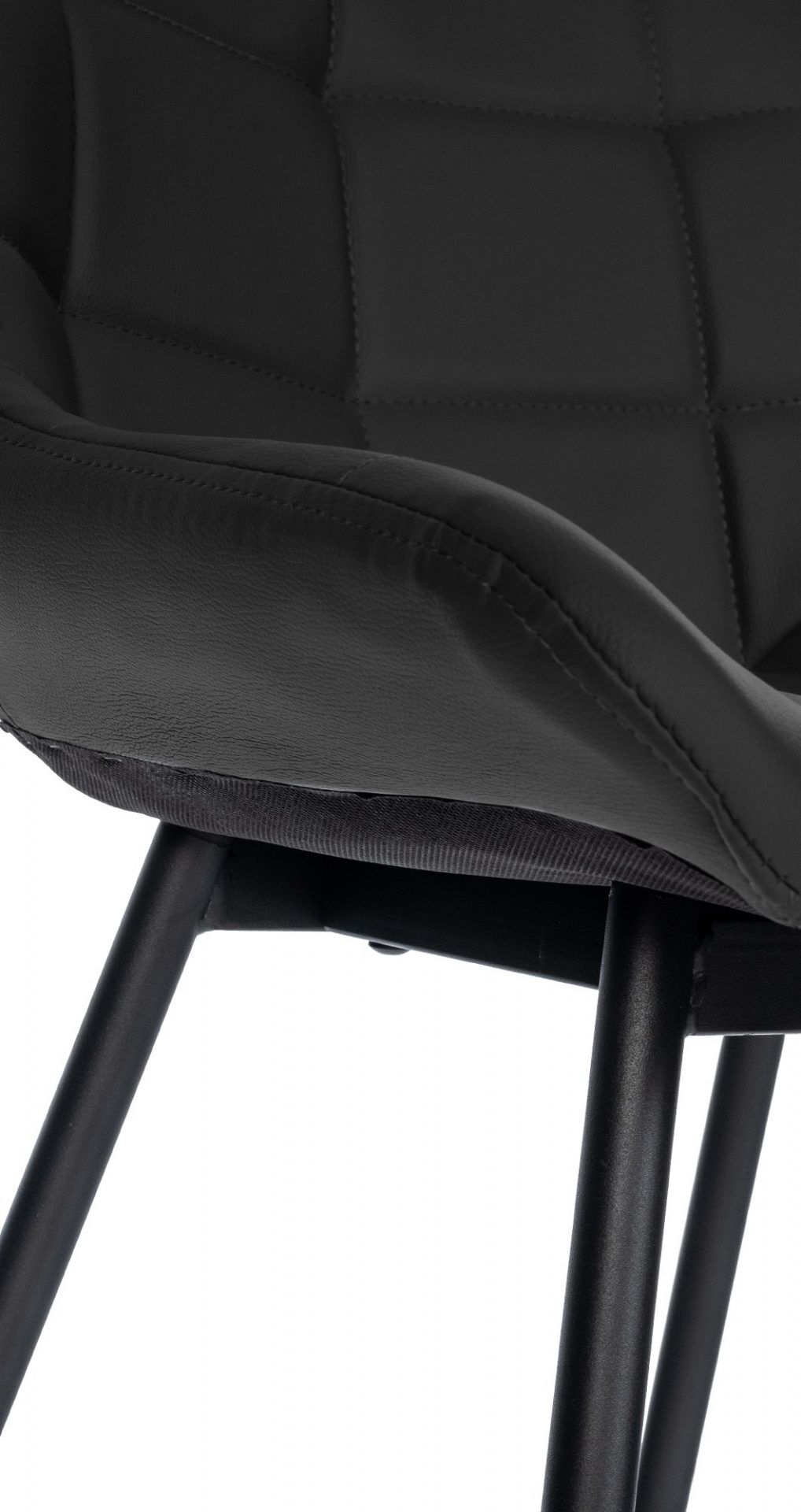 Barhocker Weston Kunstleder, schwarz