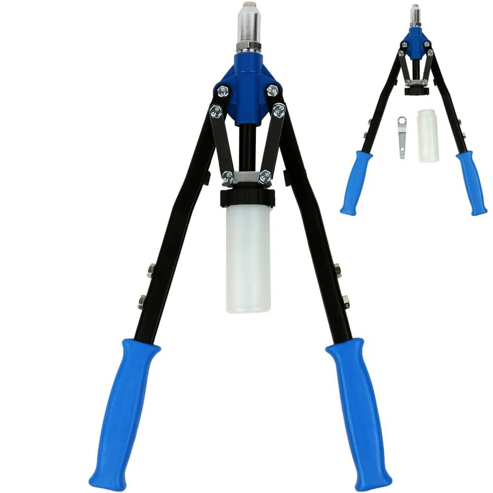 Nietzange mit 5 Mundstücken