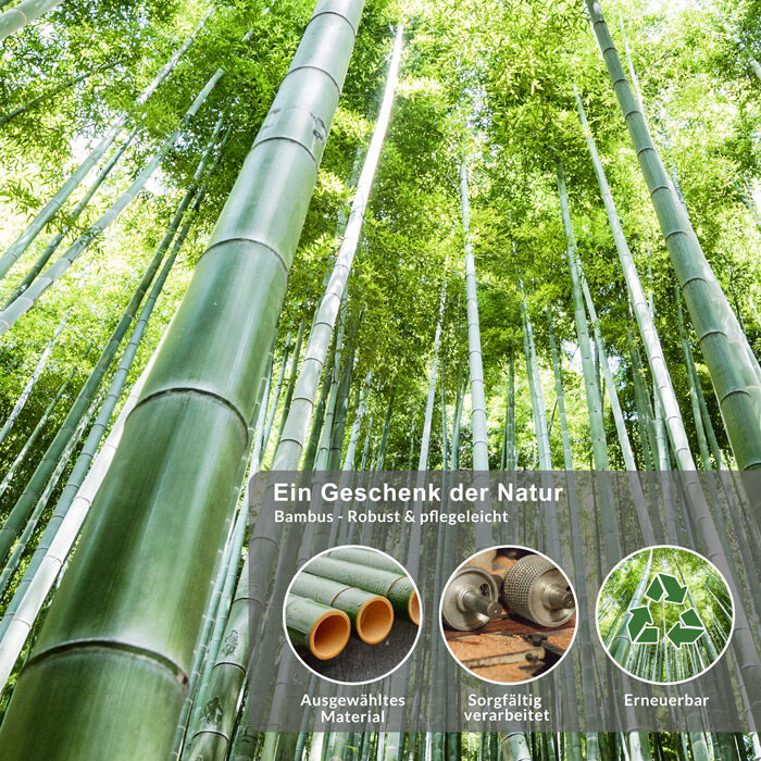 Badregal Bambus 88x16x28cm