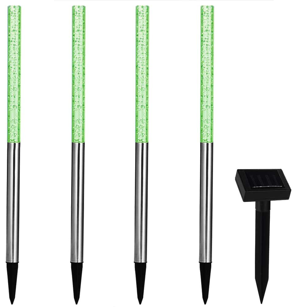 LED Solar Steckleuchte 4er-Set mit Farbwechsler