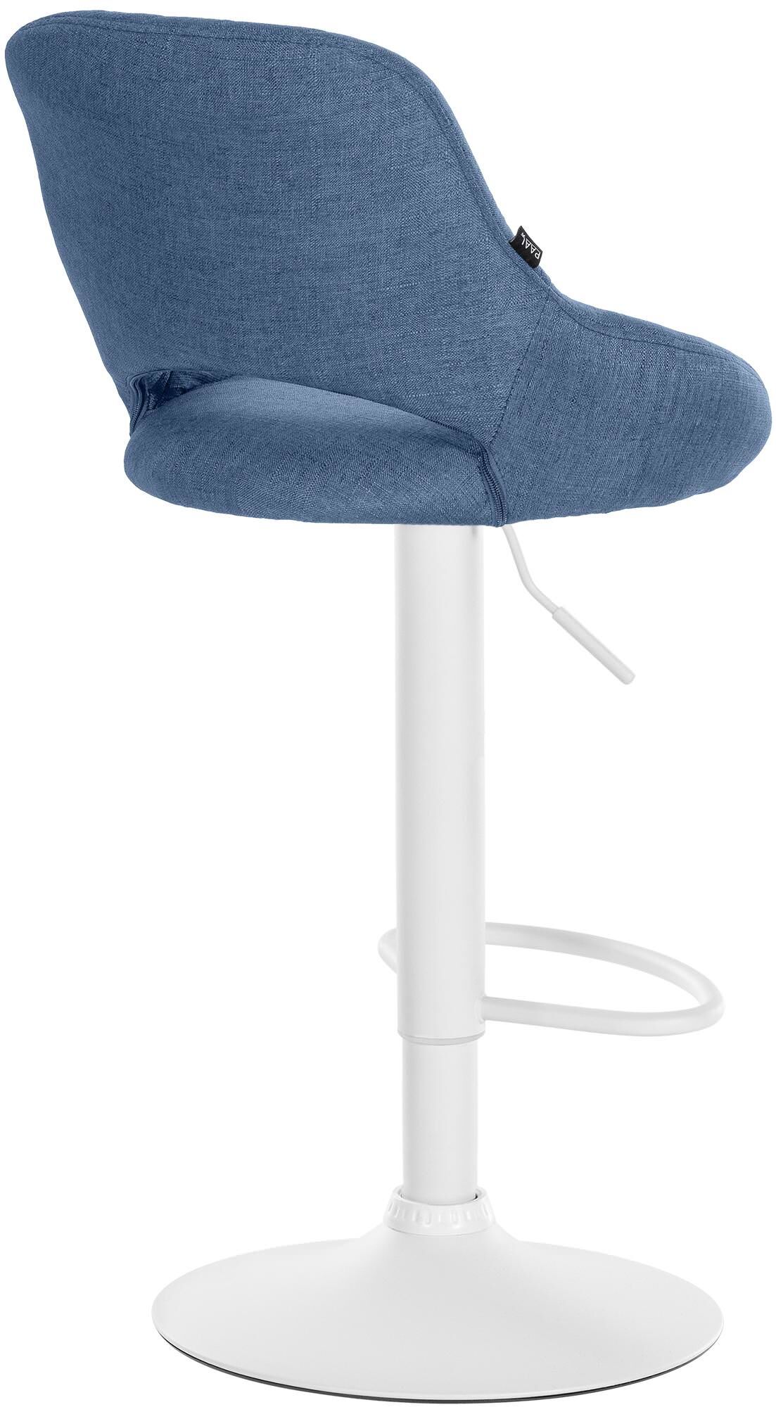 2er Set Barhocker Milet Stoff W, blau