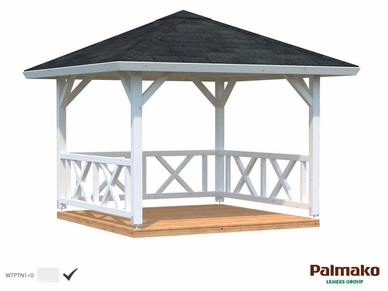 Palmako Pavillon Betty 9,0 m²
