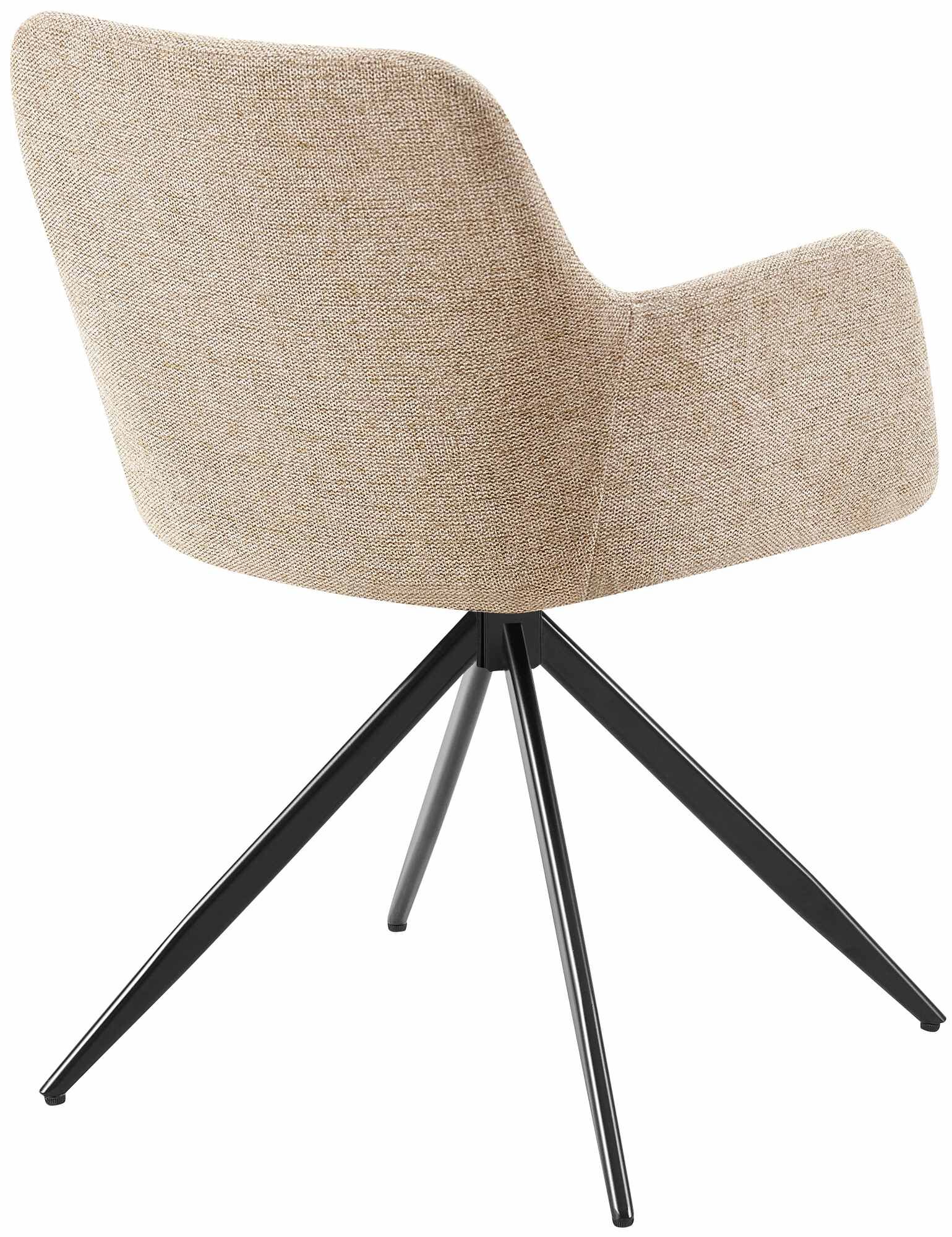 Esszimmerstuhl Olema Stoff, taupe