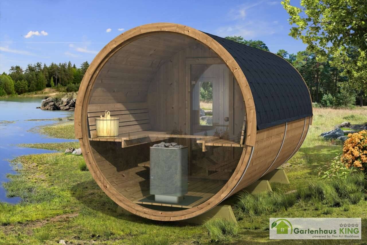 Saunafass Fasssauna deluxe