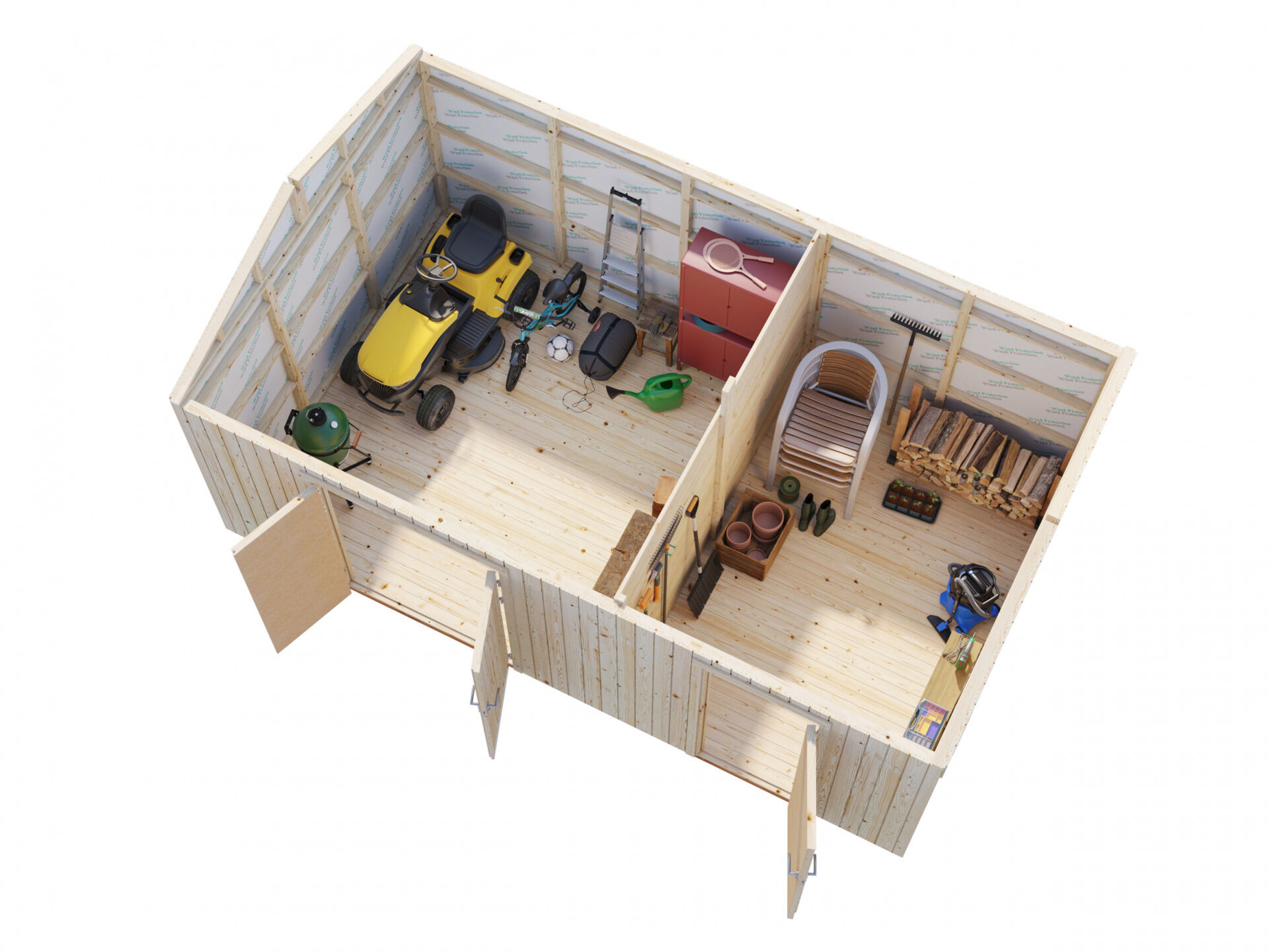 Palmako Gerätehaus Olaf 16,9 m²