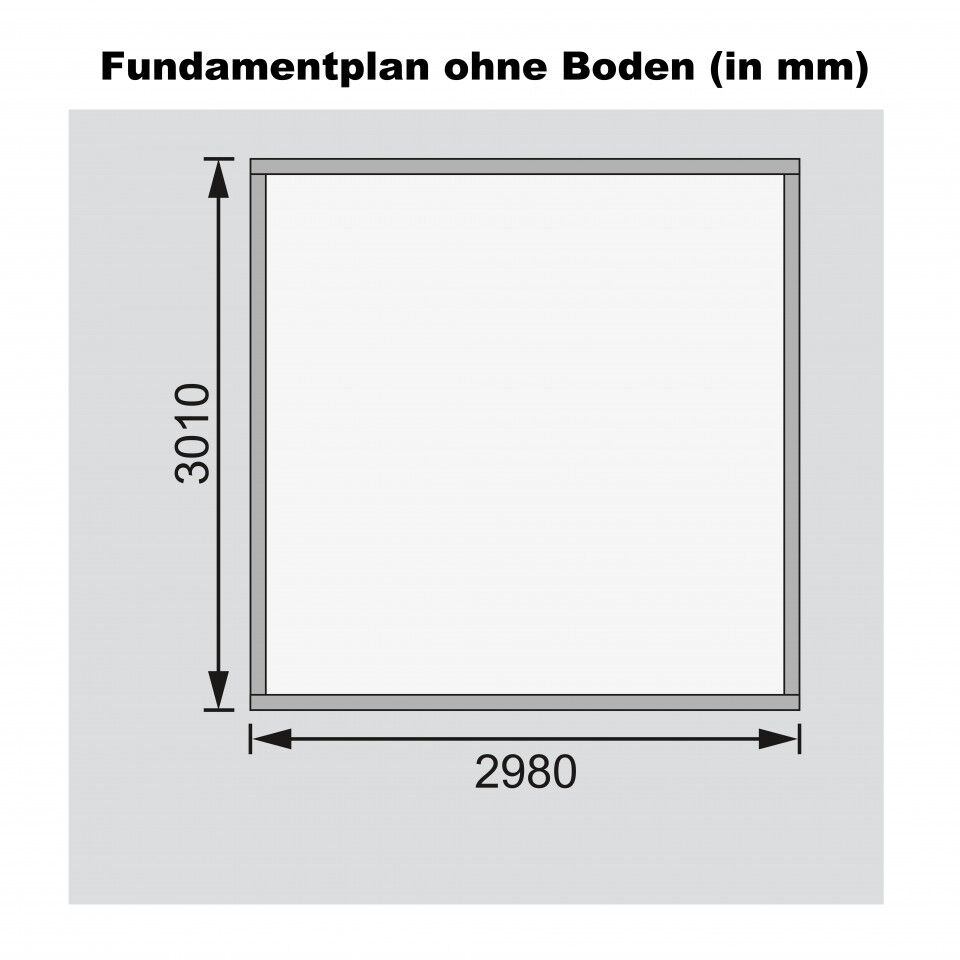 Flachdach Gartenhaus Askola 6 terragrau