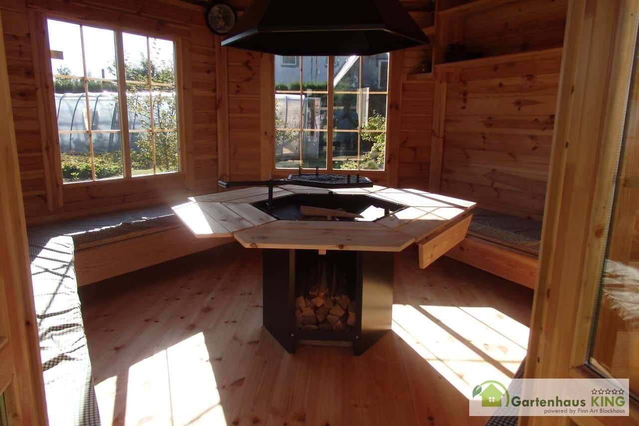 Grillpavillon Elegance 9,2 m² Innenansicht