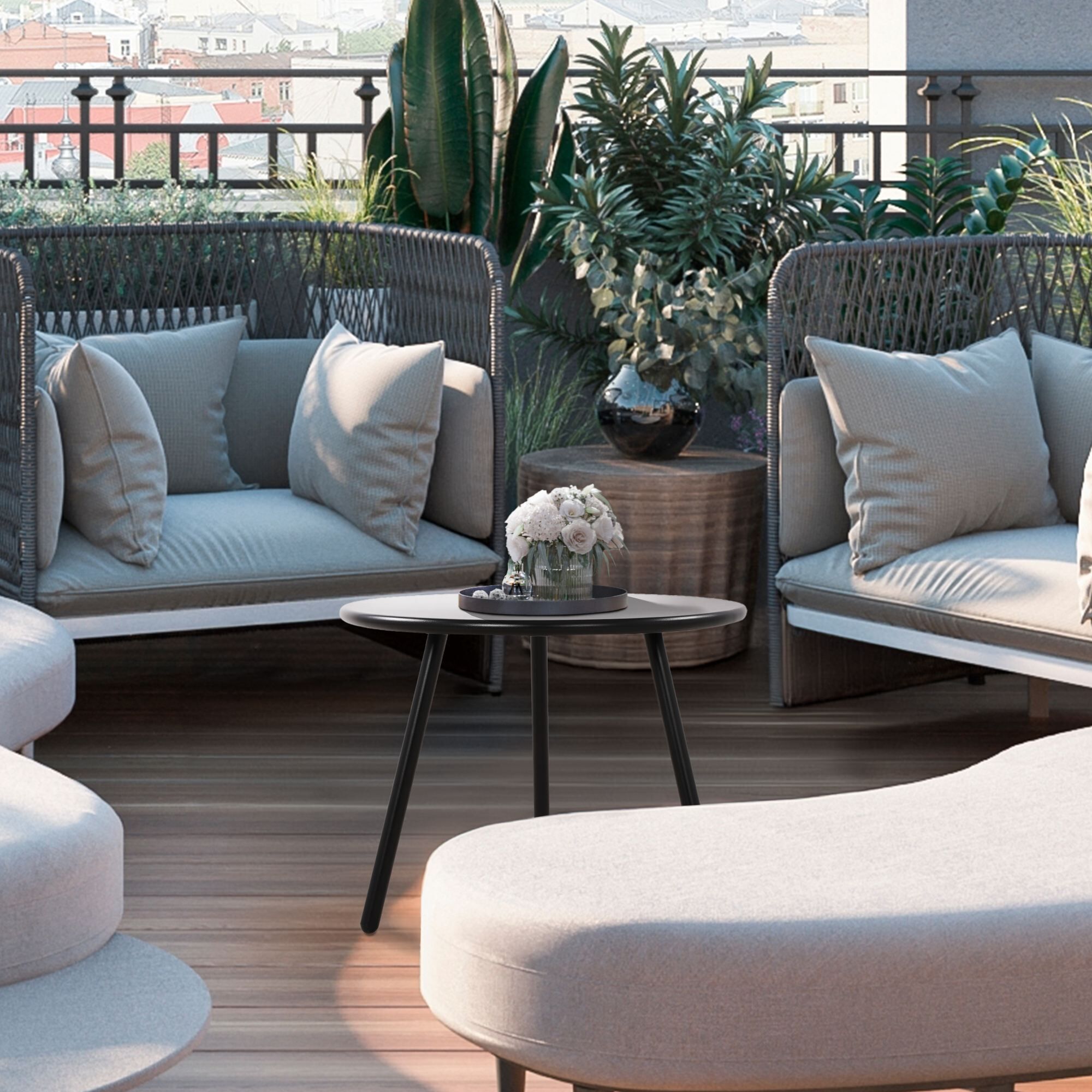 Couchtisch Minot, schwarz