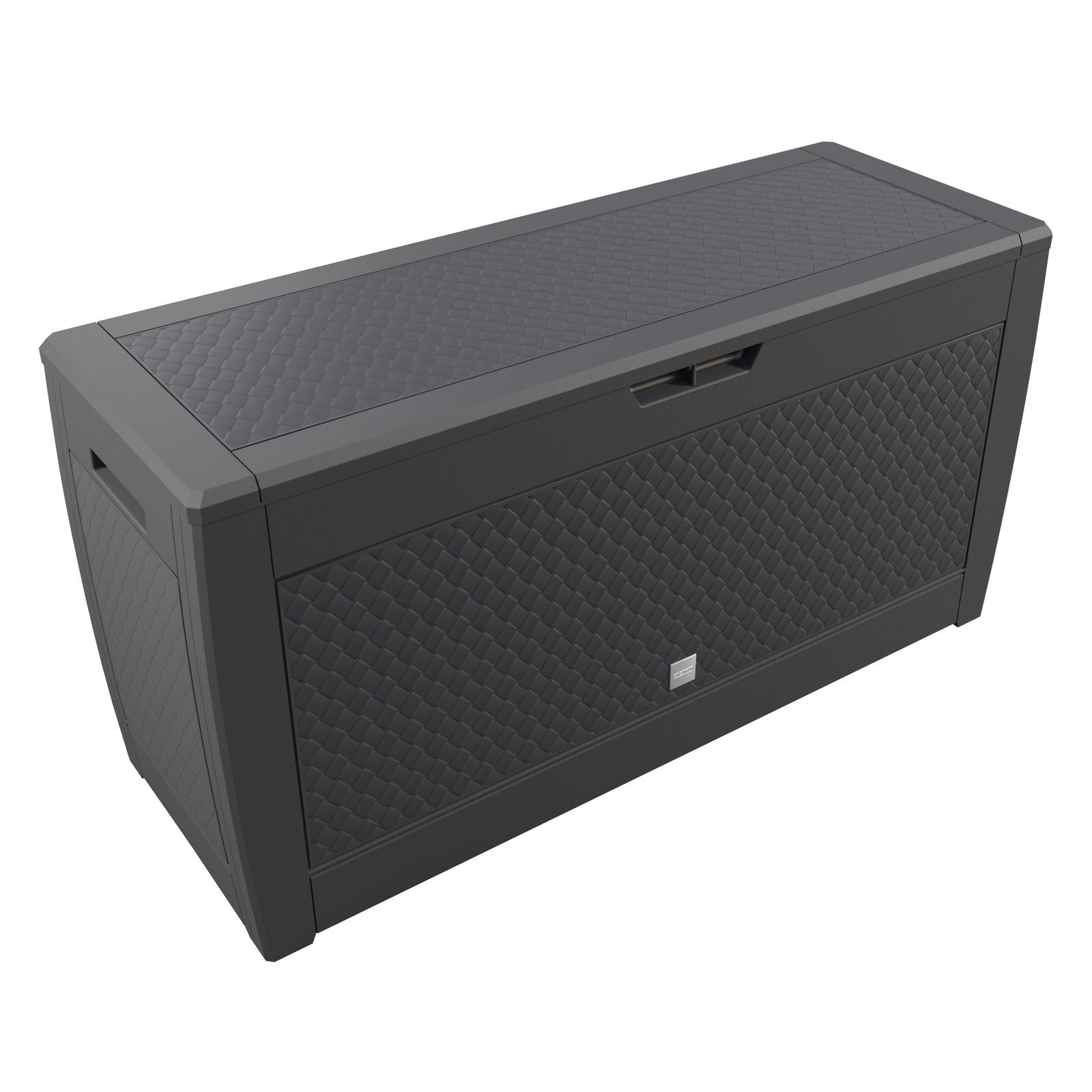 Gartenbox Matuba 310L Anthrazit Flechtoptik wasserdicht
