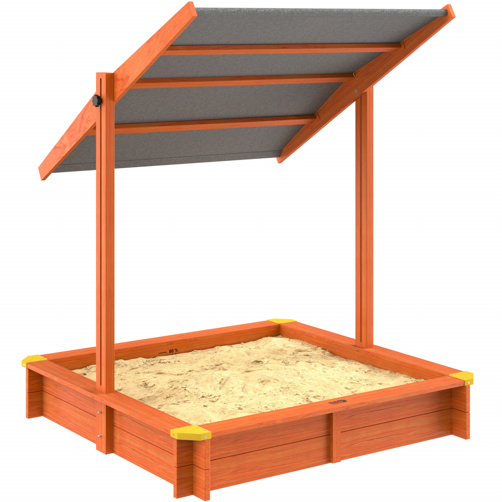 Sandkasten Sami 120x120cm UV-Schutz 50+
