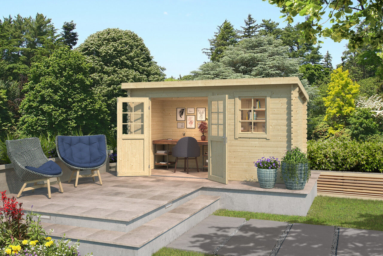 Pultdach Gartenhaus Lasita Maja Amira 175