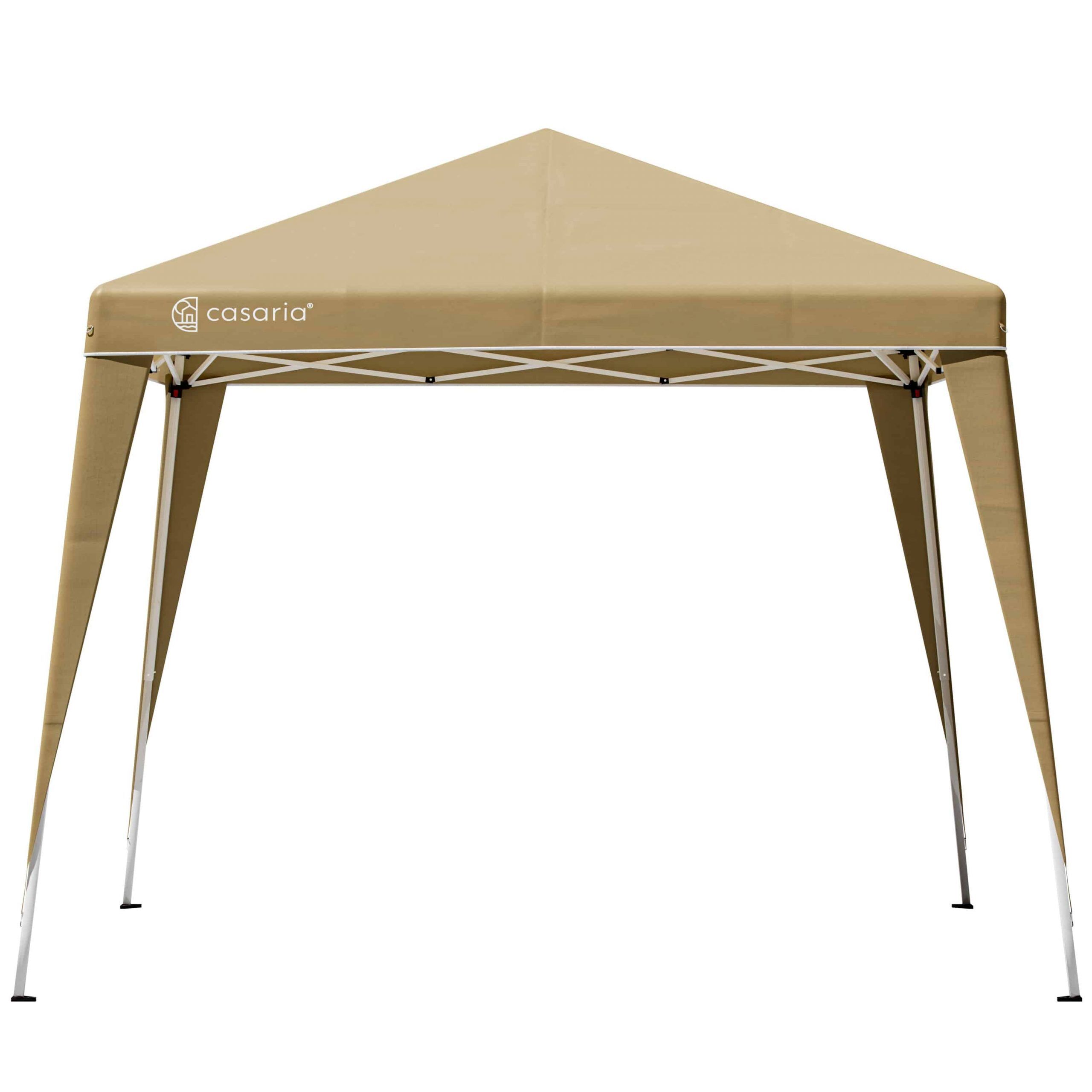 Faltpavillon 3x3m Pop-Up Beige Schnellaufbau UV-Schutz 50+ wasserdicht stabil