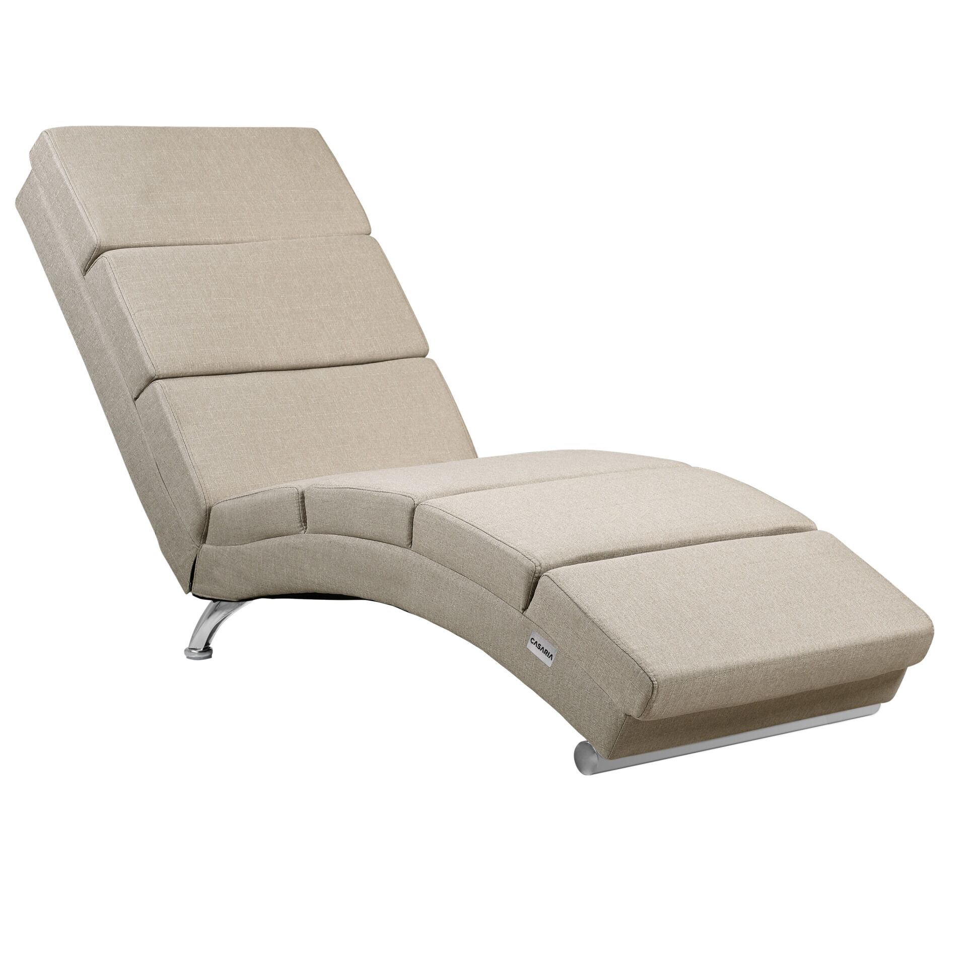 Relaxliege London Sand Webstoff