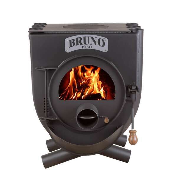 Werkstattofen Bruno Pyro I 13 kW mit Herdplatte