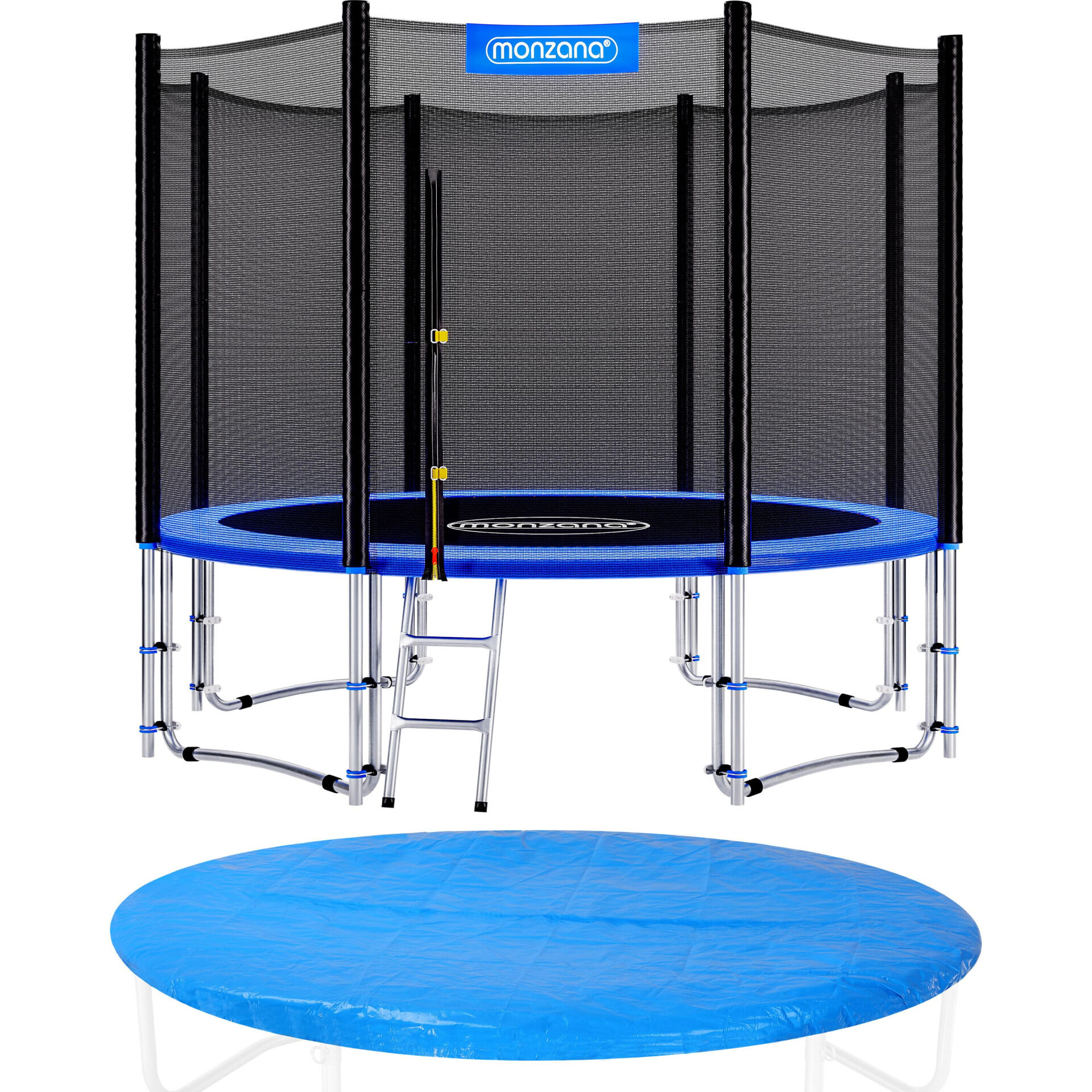 Trampolin Ø366cm inkl Sicherheitsnetz TÜV SÜD GS Abdeckung