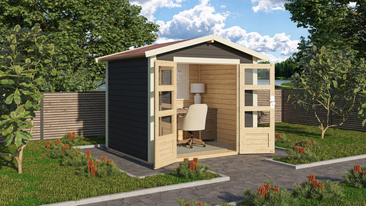 Gartenhaus Talkau 3 terragrau