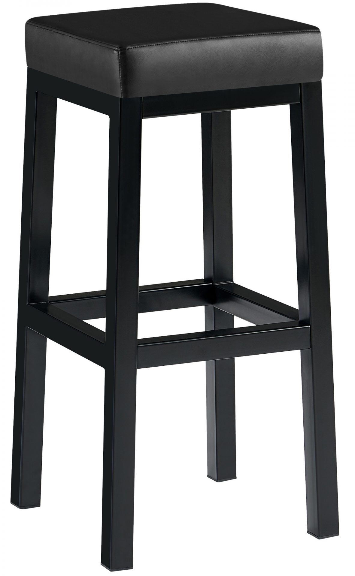 Barhocker Taylor B85 Kunstleder, schwarz