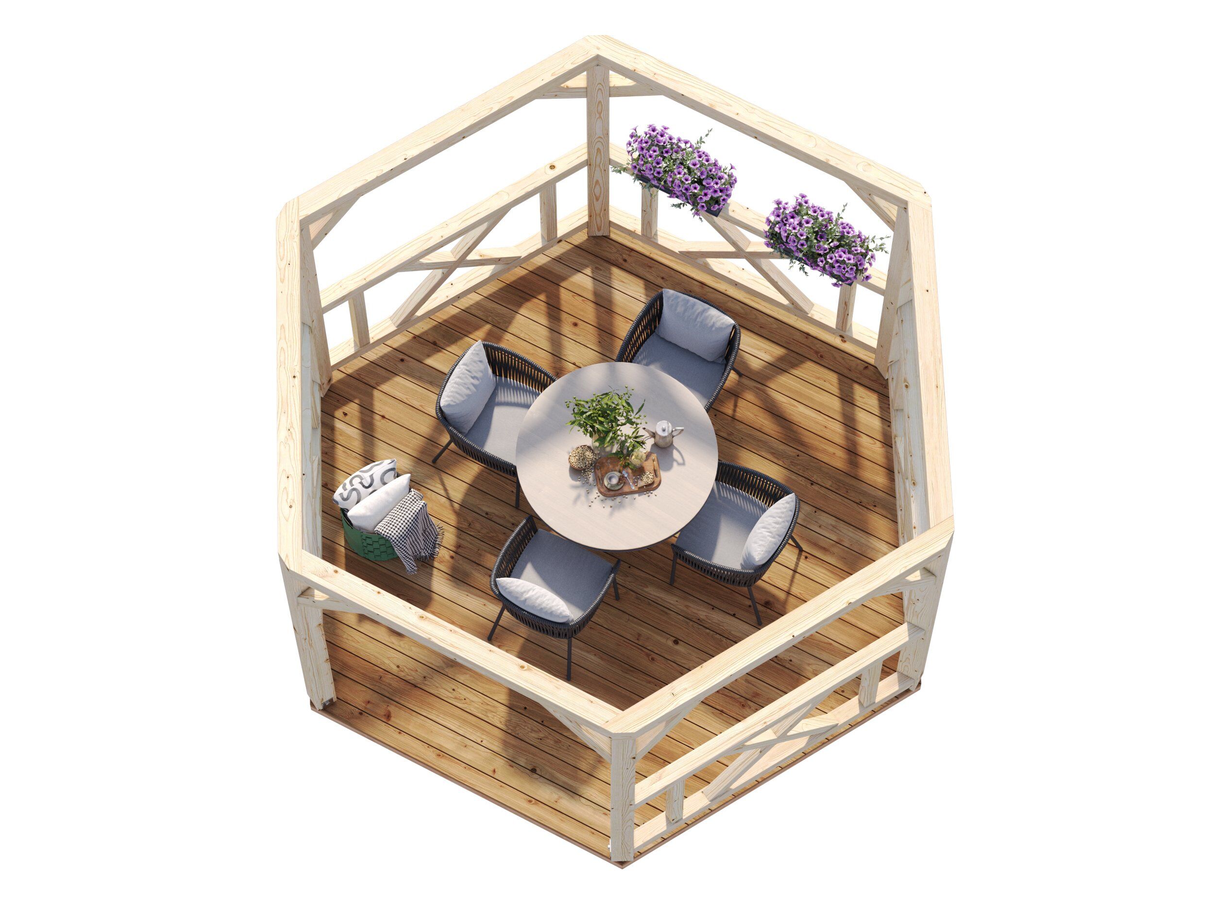 Palmako Pavillon Betty 9,9 m²