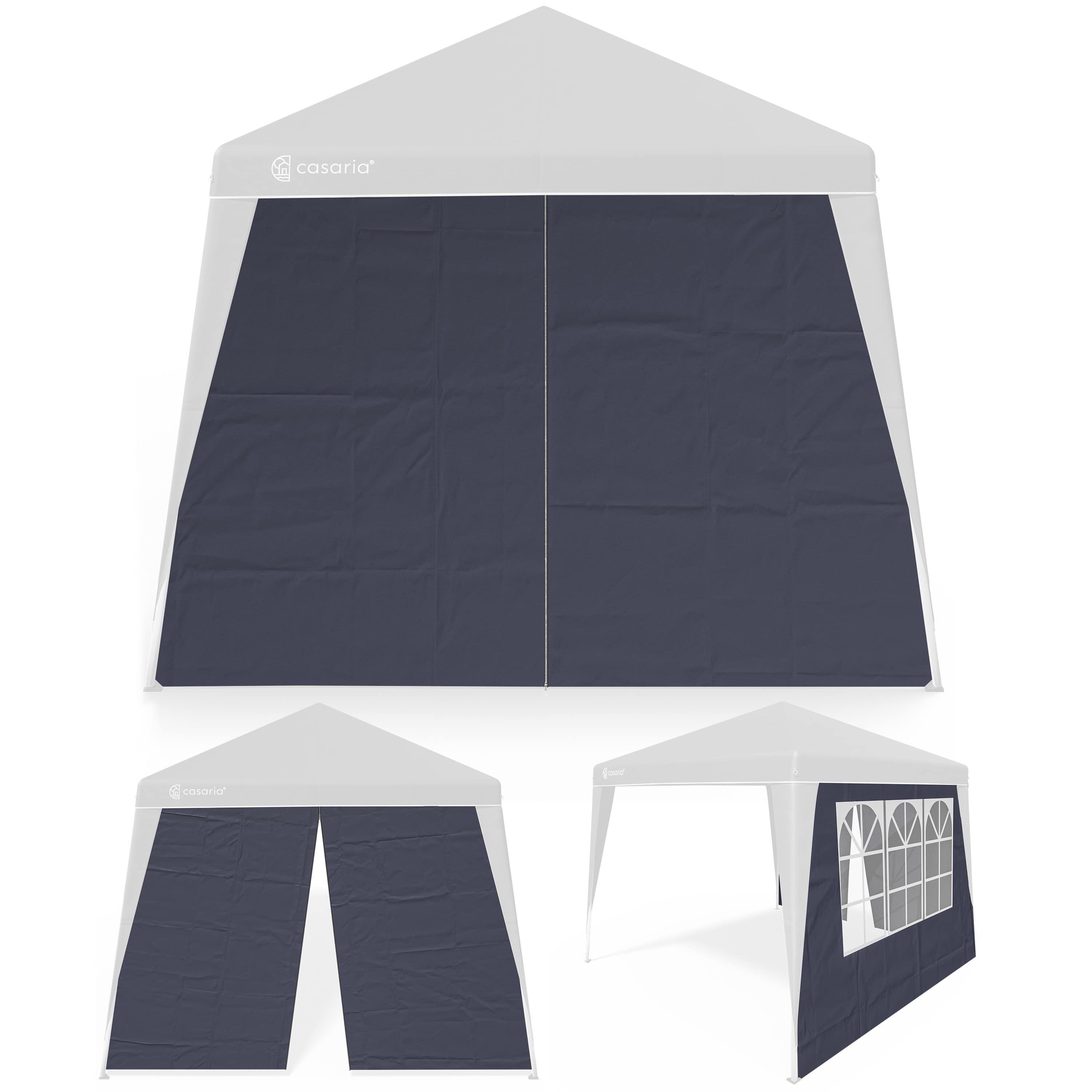 Seitenwand Faltpavillon Capri 2er-Set Anthrazit 3x3m