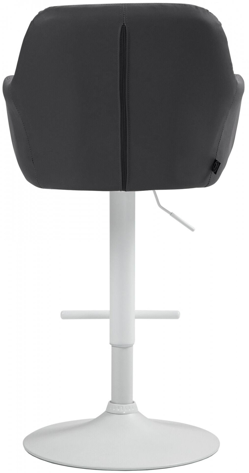 Barhocker Natoma Kunstleder weiß, schwarz