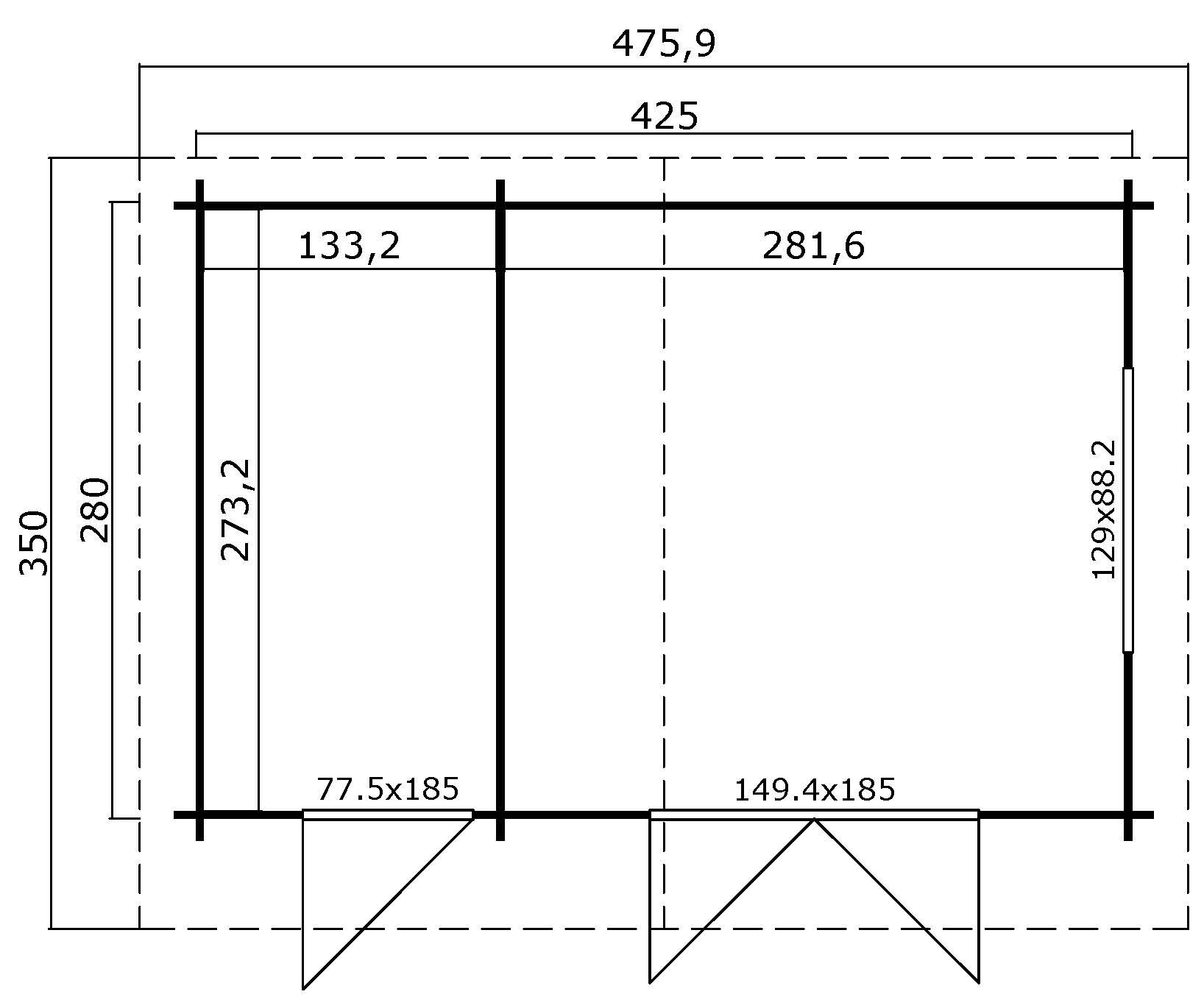 Lasita Maja Gartenhaus KEILA 34