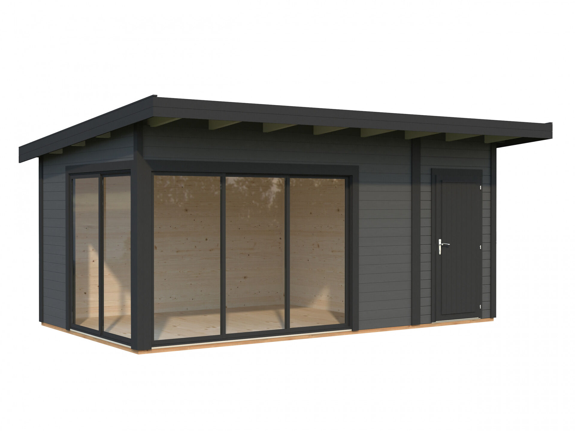 Palmako Pultdach Gartenhaus Andrea 15,2 m² Slide