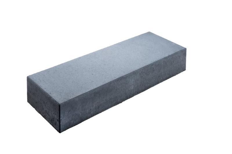 Blockstufe 16x35x100 cm, Anthrazit mit Fase